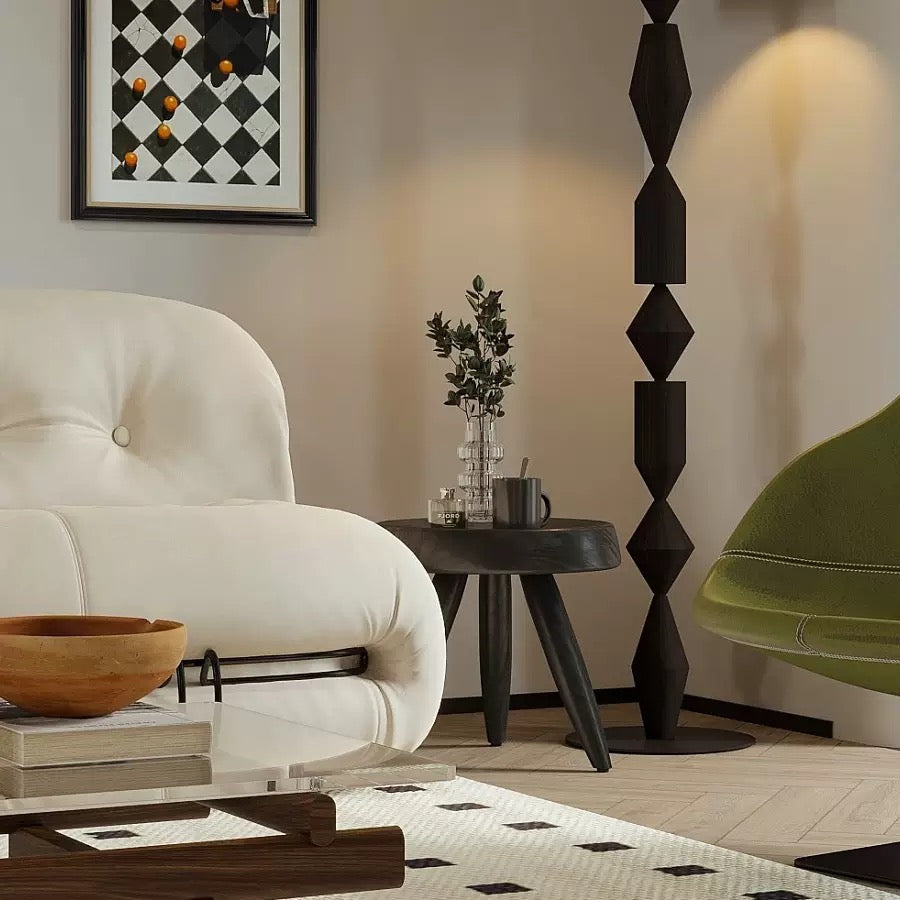 Ausique Decor Handcrafted Solid Hardwood Tripod Stool
