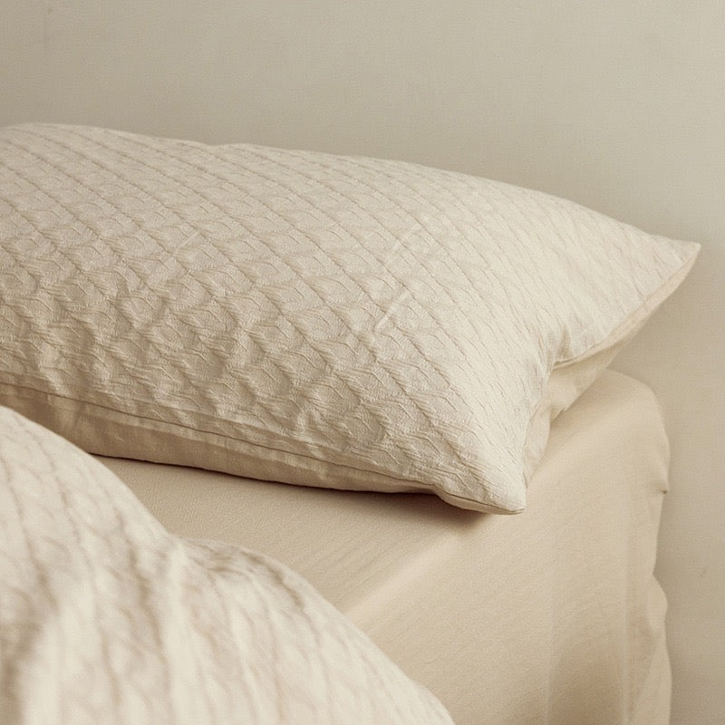 Minimalist Soft Washed Cotton 4-Piece Bedding Set