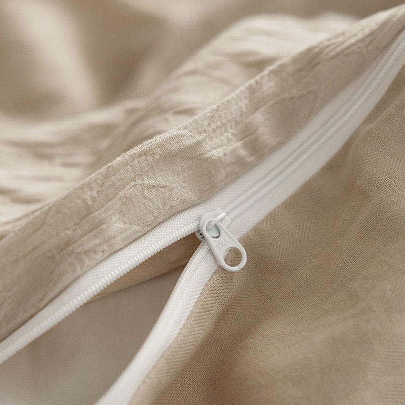 Minimalist Soft Washed Cotton 4-Piece Bedding Set
