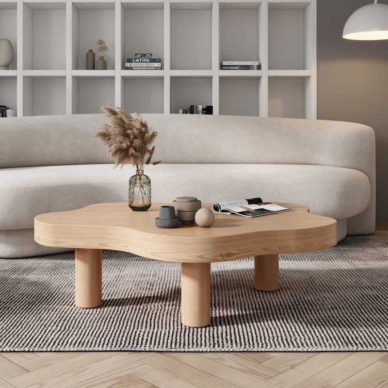 Minimalist Cloud Shaped Coffee Table Creative Accent Table