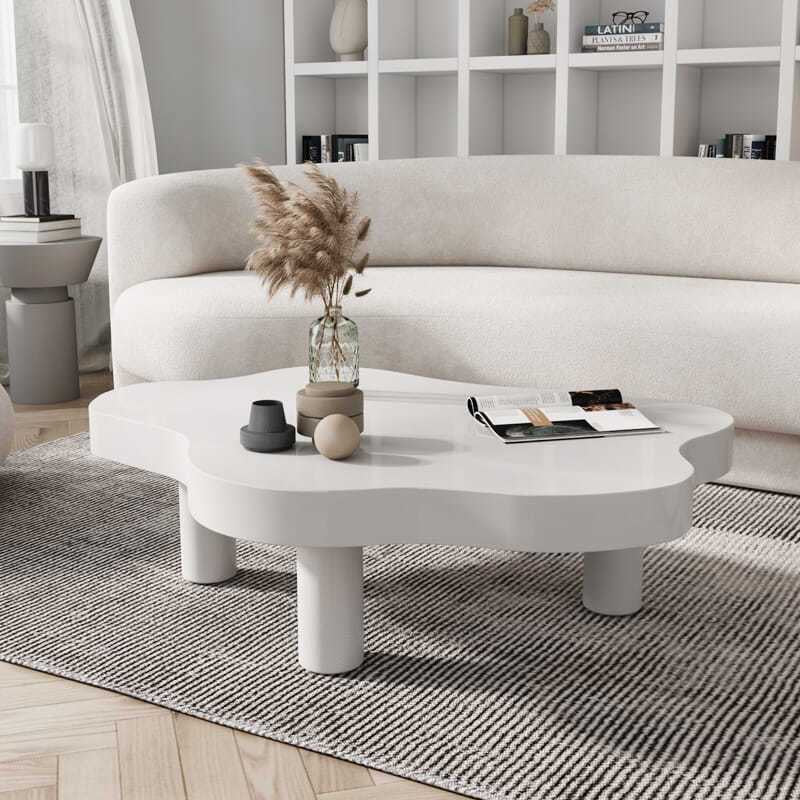 Minimalist Cloud Shaped Coffee Table Creative Accent Table